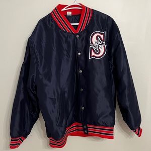 Vintage Seattle mariners lettermen bomber jacket